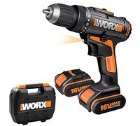 Worx WX152.1 - Trapano avvitatore - 2 batterie 16v - 2,0 ah - li-ion.