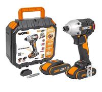 WORX WX261 AVVITATORE AD IMPULSI BRUSHLESS 20V - 2 BATTERIE 2 AH IN VALIGETTA