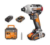 WORX WX261 AVVITATORE AD IMPULSI BRUSHLESS 20V - 2 BATTERIE 2 AH IN VALIGETTA