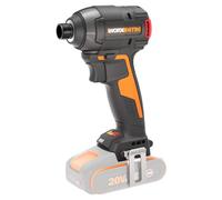 WORX Nitro - Avvitatore a percussione a batteria, 20 V, WX265.9, potente motore brushless, 3 livelli di velocità e 2 modalità, coppia di 200 Nm, 3400 giri/min, leggero e compatto, senza batteria e