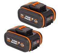 WORX WX3553.2 Batterie al Litio WORX Power Share 20V, Set da 2 Pezzi, 4.0Ah