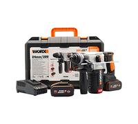 Worx WX380 Tassellatore demolitore brushless-2,2j-20V con 2 batterie da 4.0Ah