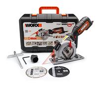 Worx WX427 Sega Circolare Compatta ad Immersione, Potenza 710 W , Capacità di Taglio max 46 mm, con Guida Laser per un Taglio Sempre Preciso,