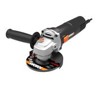 WORX WX717 - Smerigliatrice angolare 750 W, velocità a vuoto: 11000 giri/min, diametro disco 115 mm, maggiore comfort di utilizzo grazie all'impugnatura aggiuntiva, durevole e resistente