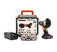WORX WX801 Mini smerigliatrice Chopper 20 V 2,0 Ah, Nero, 1bat 4.0Ah