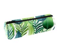 WOSHJIUK Astuccio,astuccio estetico,Modello di foglie tropicali hawaii,astuccio per penne