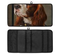 WOSHJIUK Astuccio,astuccio estetico,Simpatico cane cavalier king charles spaniel,astuccio per penne