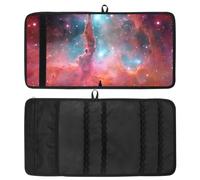 WOSHJIUK Astuccio,astuccio estetico,Universo dello spazio della nebulosa colorata,astuccio per penne