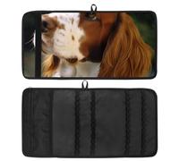 WOSHJIUK Astuccio estetico,astuccio,Simpatico cane cavalier king charles spaniel,astuccio piccolo