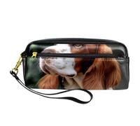 WOSHJIUK Astuccio estetico,astuccio,Simpatico cane cavalier king charles spaniel,astuccio piccolo