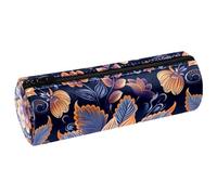 WOSHJIUK Astuccio per matite,astuccio piccolo,fiore stampato etnico colorato,astuccio per penne