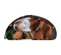WOSHJIUK Astuccio per matite,astuccio piccolo,Simpatico cane cavalier king charles spaniel,astuccio per penne