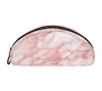 WOSHJIUK Astuccio per matite,astuccio piccolo,Trama di marmo rosa bianco,astuccio per penne