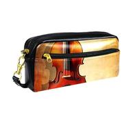 WOSHJIUK Astuccio per matite,astuccio piccolo,Violino italiano d'epoca,astuccio per penne