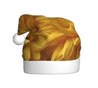 Woshuwo Cappello da Babbo Natale con petali di girasoli per adulti