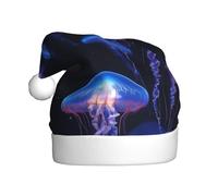Woshuwo Cappello da Babbo Natale subacqueo con meduse per adulti