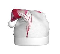 Woshuwo Cappello di Babbo Natale con palloncini rosa a forma di cuore per adulti