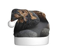 Woshuwo Cappello di Babbo Natale con pietre ispiratrici con testo di speranza per adulti