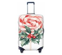 Woshuwo Christmas Candy con agrifoglio elastico da viaggio, antipolvere, antigraffio, adatto per valigie da 56-61 cm