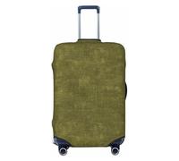 Woshuwo Copertura elastica per valigie da viaggio, antipolvere, antigraffio, in tela, colore verde militare, adatta per tende da 56 a 61 cm