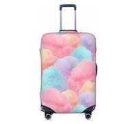 Woshuwo Cotton Candy - Copertura elastica per valigie da viaggio, antipolvere, antigraffio, adatta per valigie da 56-61 cm