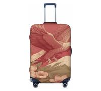 Woshuwo Eagle Flying Over The Mountain, copribagagli da viaggio elastico, antipolvere, antigraffio, adatto per valigie da 56-61 cm
