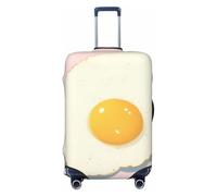 Woshuwo Egg Sunny Side Up - Copribagagli da viaggio elastico, antipolvere, antigraffio, adatto per valigie da 56-61 cm