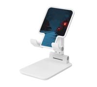 Woshuwo Lanterne gotiche lungo il sentiero innevato Supporto pieghevole per telefono cellulare ad angolo regolabile in altezza Supporto per cellulare portatile da tavolo compatibile con tutti gli