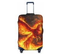 Woshuwo Phoenix Rising Mythical Bird Copertura elastica per bagagli da viaggio, antipolvere, antigraffio, adatta per valigie da 56-61 cm