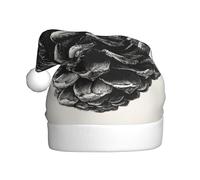 Woshuwo Pinecone - Cappello da Babbo Natale vintage con disegno botanico per adulti