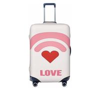 Woshuwo Pink Love Symbol WiFi Minimalistic Elastic Travel Luggage Covers antipolvere antigraffio protezione per valigie misura 56-61 cm