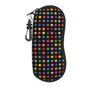 Woshuwo Pois In Colori Arcobaleno Occhiali Portatile Caso Luce Occhiali Da Sole Borsa Occhiali Da Sole Caso