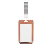 Woshuwo Porta badge identificativo scorrevole in plastica rigida con simpatico fantasma che tiene una candela, per infermieri e ufficio