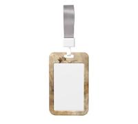 Woshuwo Porta badge in plastica rigida con due scheletri che si tengono per mano, stile gotico, per infermieri e ufficio