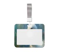 Woshuwo Porta badge scorrevole a forma di anatra bianca, in plastica dura, per infermieri e ufficio