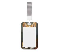 Woshuwo Porta badge scorrevole a forma di cucciolo di Corgi, in plastica dura, per infermieri e ufficio