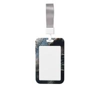 Woshuwo Porta badge scorrevole a forma di testa di drago, in plastica dura, per infermieri e ufficio