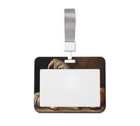 Woshuwo Porta badge scorrevole con cappello da strega e libri magici, in plastica dura, per infermieri e ufficio