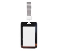 Woshuwo Porta badge scorrevole con fantasma nella vasca da bagno, in plastica rigida, per infermieri e ufficio