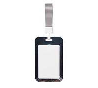 Woshuwo Porta badge scorrevole in plastica rigida con fantasma con candele, per infermieri e ufficio