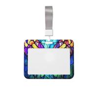 Woshuwo Porta badge scorrevole in plastica rigida con farfalla con ali grandi, per infermieri e ufficio