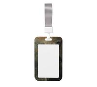 Woshuwo Porta badge scorrevole in plastica rigida con gatto nero che indossa un cappello da strega, per infermieri e ufficio