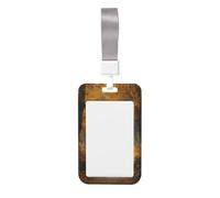 Woshuwo Porta badge scorrevole in plastica rigida con scritta in inglese "Three Witches On Autumn Forest Path", per infermieri e ufficio