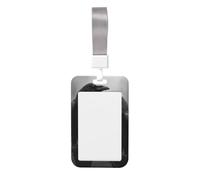 Woshuwo Porta badge scorrevole in plastica rigida con scritta "Two Ravens On Branch", stile gotico, per infermieri e ufficio