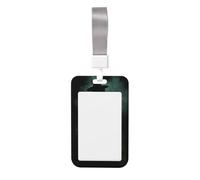 Woshuwo Porta badge scorrevole in plastica rigida con scritta "Witch in the Dark", per infermieri e ufficio