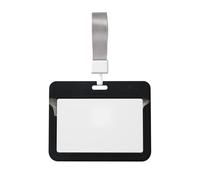 Woshuwo Portabadge scorrevole in plastica rigida con ali spiegate, ideale per infermieri e ufficio