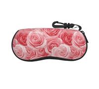 Woshuwo Rosa Rose Occhiali Portatile Caso Luce Occhiali Da Sole Bag Occhiali Da Sole Caso