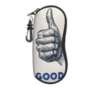 Woshuwo Semplice Gesto della Mano Con Il Pollice Up Portatile Occhiali Da Sole Caso Luce Occhiali Da Sole Borsa Occhiali Da Sole Caso