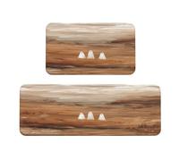 Woshuwo Set di 2 tappeti da cucina vintage con tre fantasmi in piedi tra i campi autunnali set di 2 tappetini antiscivolo per zona lavanderia cucina arredamento