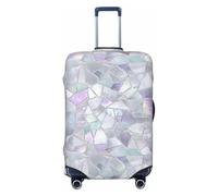Woshuwo Shattered Mirror Ice Texture Elastico Viaggio Bagagli Copertura Antipolvere Resistente ai Graffi Valigia Protector Fit 22-24 Pollici